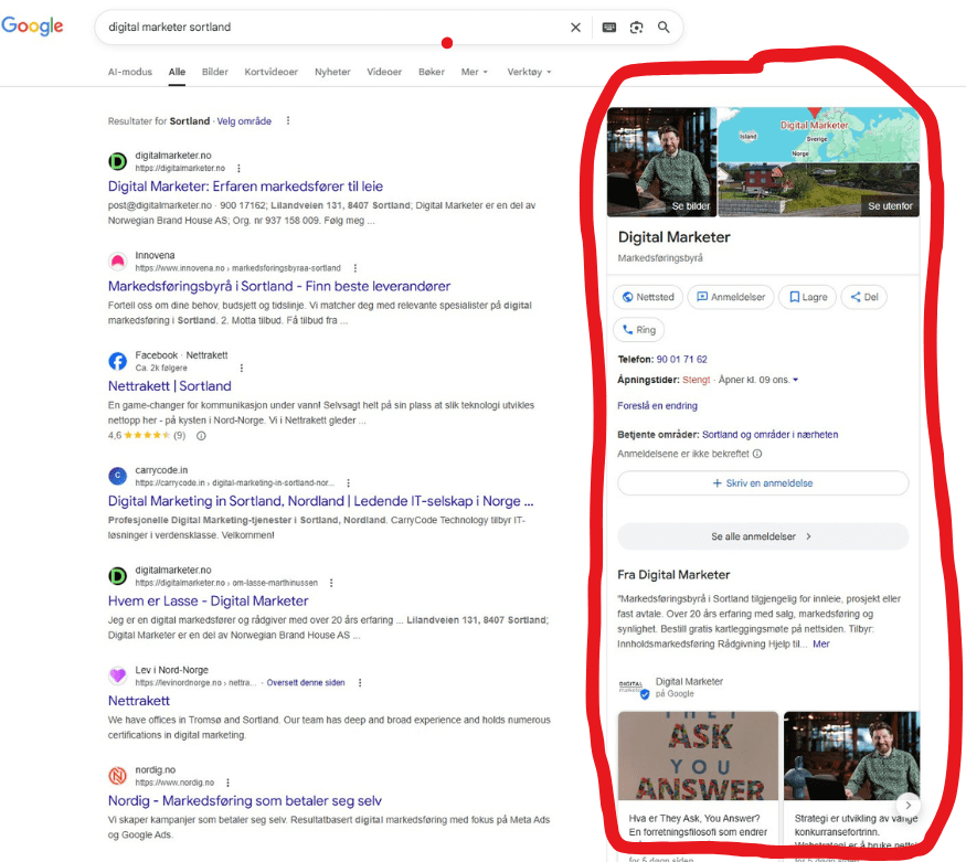 Digital Marketer Google My business
